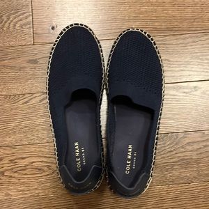 Cole Haan like new navy cloud feel espadrilles